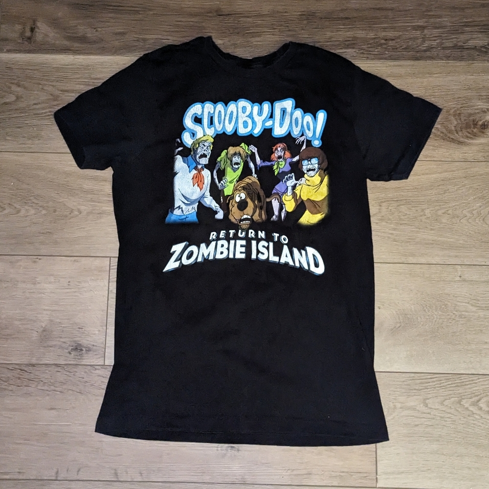 3/$25 Scooby-Doo Returned As Zombie Island Black Graphic T-Shirt